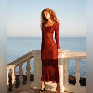 NWOT Realisation par the Inka dress in calla lily print Size S